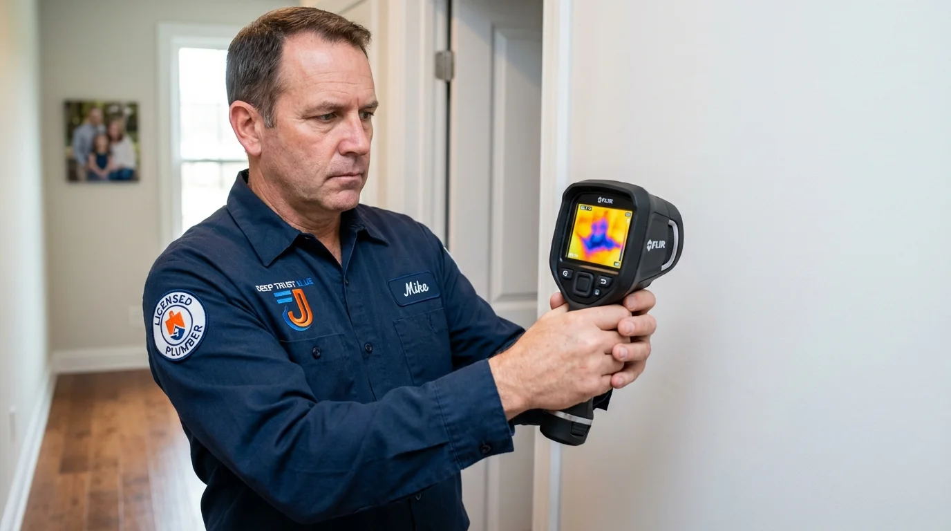 Thermal imaging leak detection by Johns Plumbing LLC in Mertzon